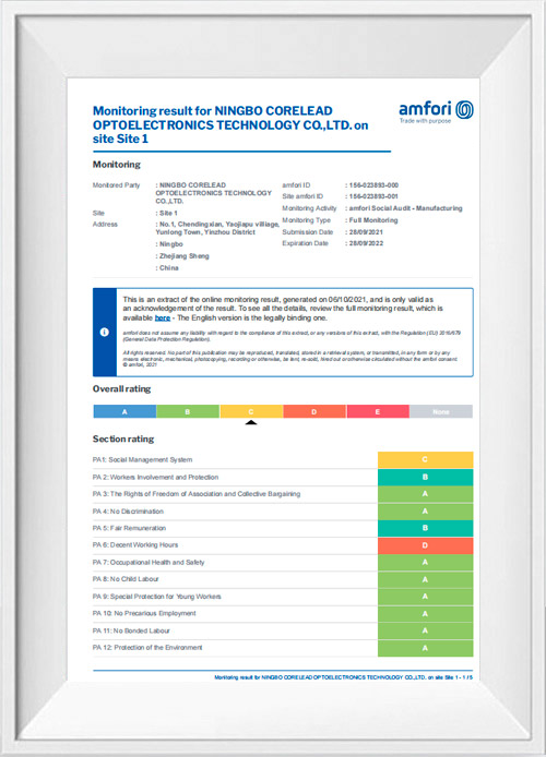 BSCI Report