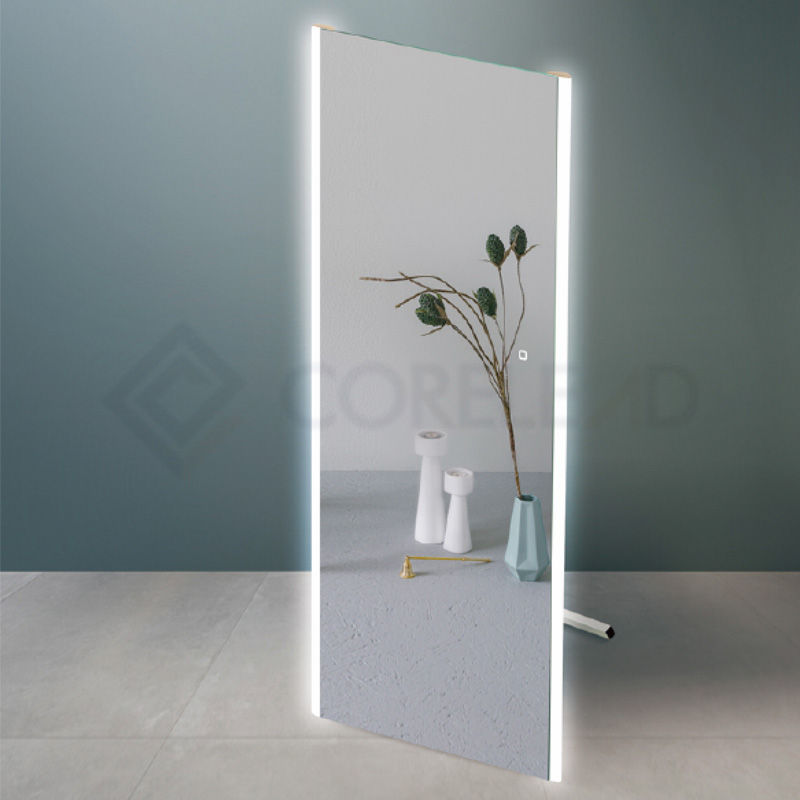 D1022  touch sensor side light LED dress mirror for cloakroom