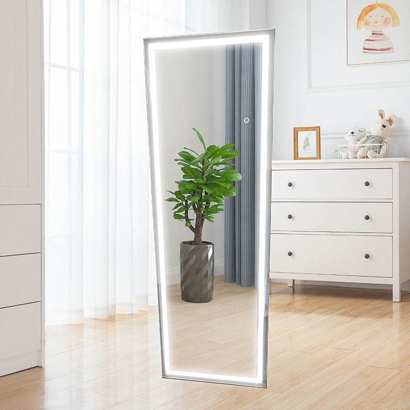 D3015-Lens   aluminum frame sandblasted surface dress mirror