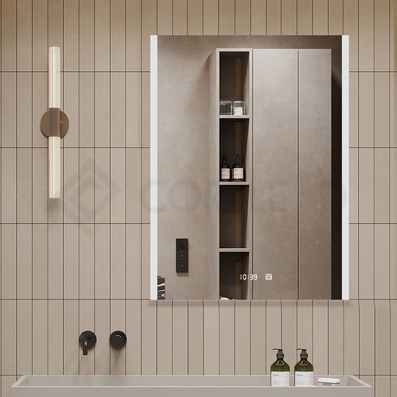 M1022-Melbourne frameless rectangular LED bathroom mirror