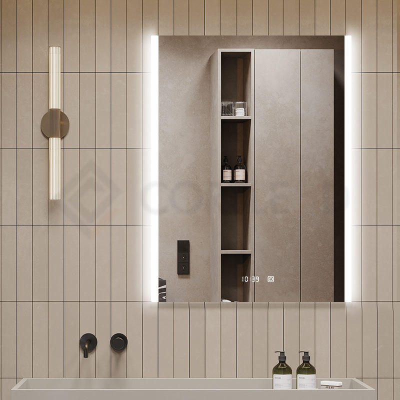 M1022-Melbourne frameless rectangular LED bathroom mirror