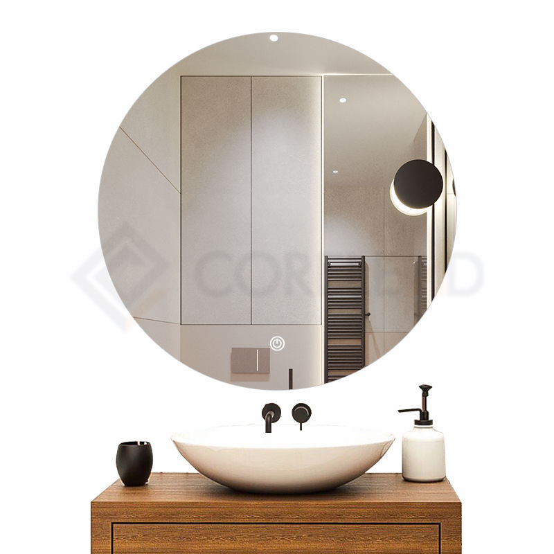 What are the sizes and styles of wall mounted LED vanity mirrors