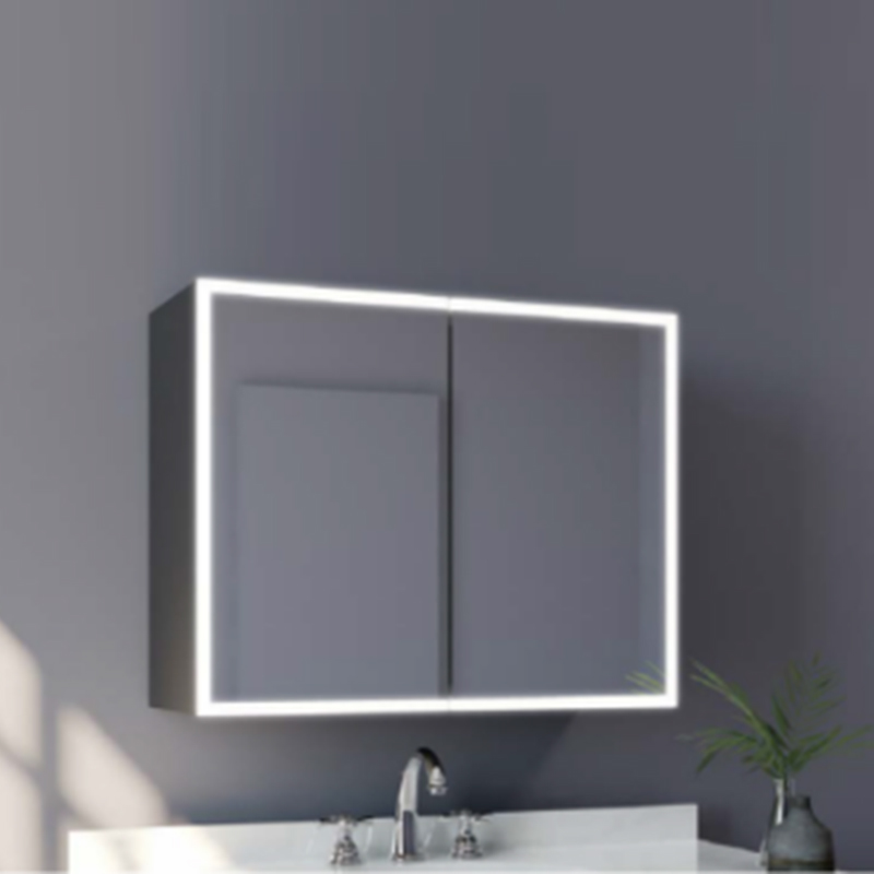 Custom MC9013-Landen single door luminous mirror cabinet Suppliers, OEM ...