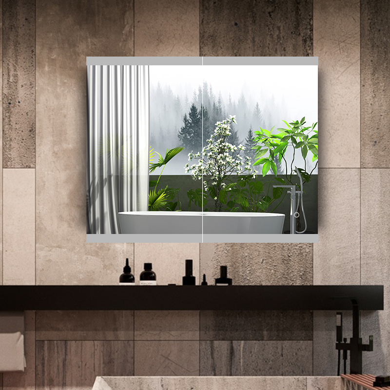 What are the matching skills of smart bathroom decorative mirrors