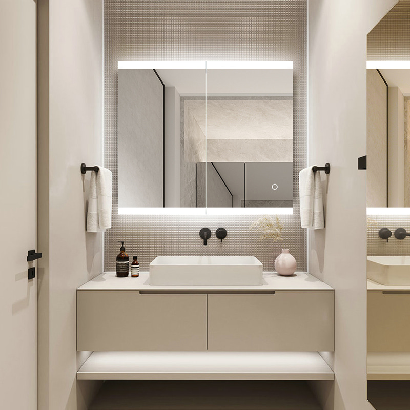 What are the tips for buying bathroom mirrors