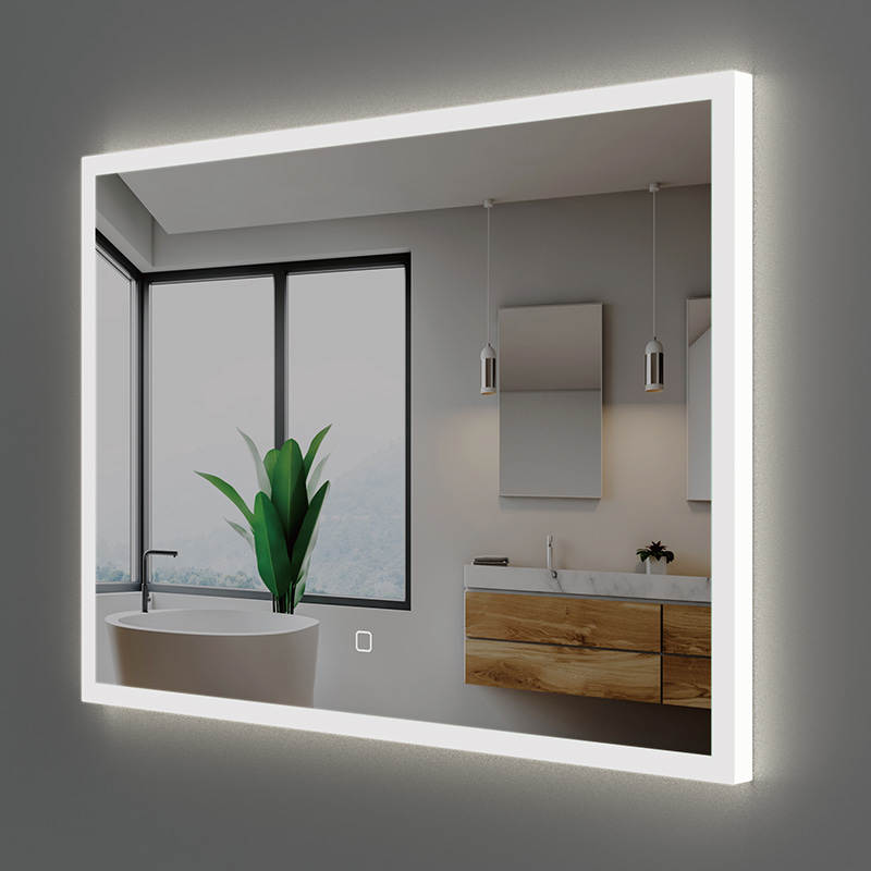 M3041-Normandy Full PC frame shadowless LED bathroom mirror