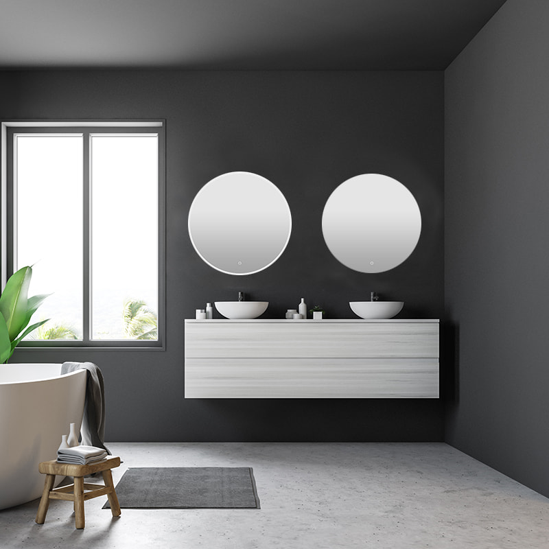 LED illuminated mirrors are a great way to make your bathroom more functional